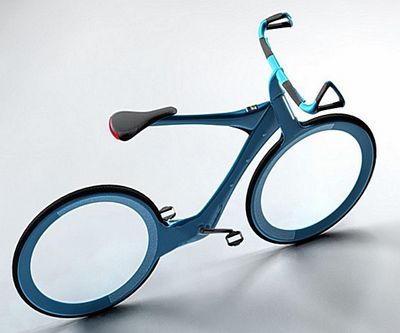 Олимпийский чемпион изобразил типовой велосипед будущего