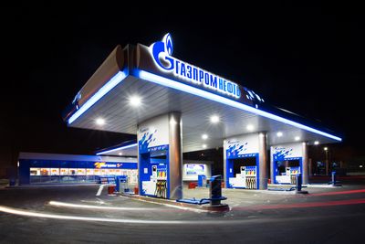 Стоимость акций «газпрома»